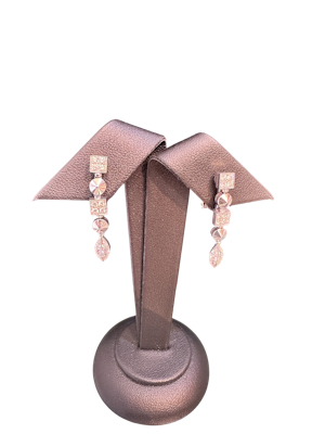 Bvlgari diamond earrings in white gold