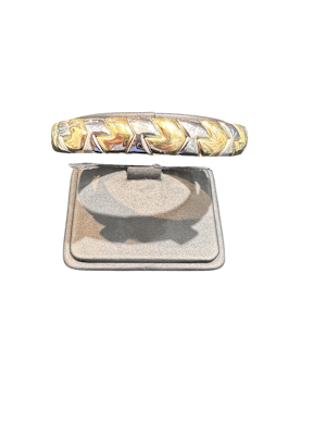 Bvlgari steel& gold bracelet