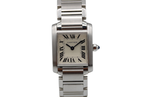 Cartier Tank Francaise 2384 Watch and Papers 2003