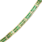 Emerald Diamond Bracelet in 14ct Gold date circa 1960, SHAPIRO & Co since1979 - image 1