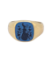 Banded agate intaglio signet ring SKU: 8266 DBGEMS - image 1