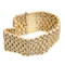 Wide Link 18ct Gold Bracelet | Italy c1960s - image 1