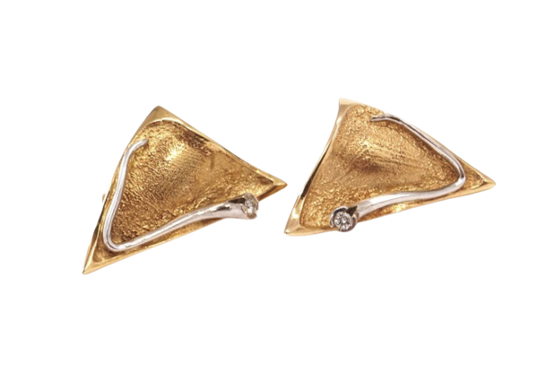 Ole Lynggaard 14k Gold Earrings - image 1