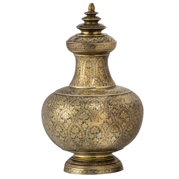 Asher Cowan for Joseph Cohen, Thai, Niello, Silver and Gilded gold. Late 19th century, altar vessel - image 1
