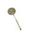 Antique Russian silver cloisonné and shaded enamel spoon by Ivan Saltiov, Moscow c.1900. - image 1