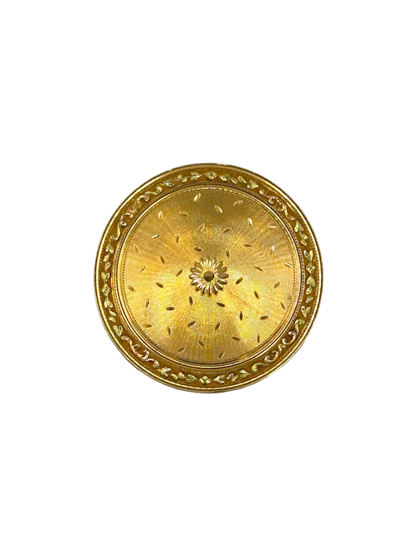 18th century French gold 18ct snuff box. - image 1
