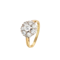 18ct Gold Diamond Cluster Ring | English c.1970s - image 1