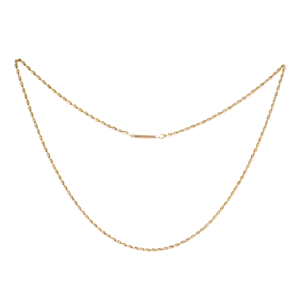 Vintage 9ct Gold Rope Chain | English c.1960s