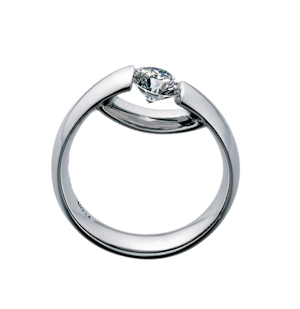 Georg Jensen 18k Diamond Centenary ring