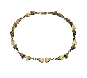 Georg Jensen 18k Gold Butterfly necklace