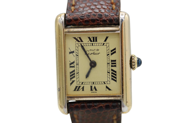 Cartier Tank Must De Tank Original Cartier Strap and Buckle - image 1