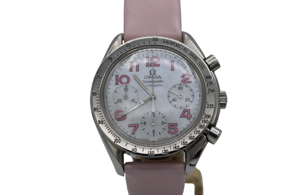 Omega Speedmaster Mother of Pearl Dial with Pink Hour Markers - image 1