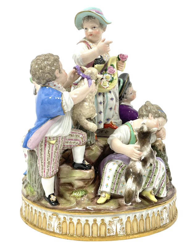 Meissen figurative group - image 1