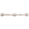 French Belle Époque & Diamond Platinum Bar Brooch | c.1900 - image 1