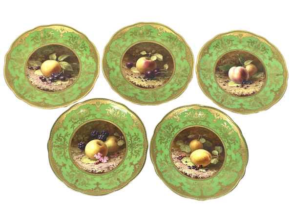 Signed Coalport plates - image 1