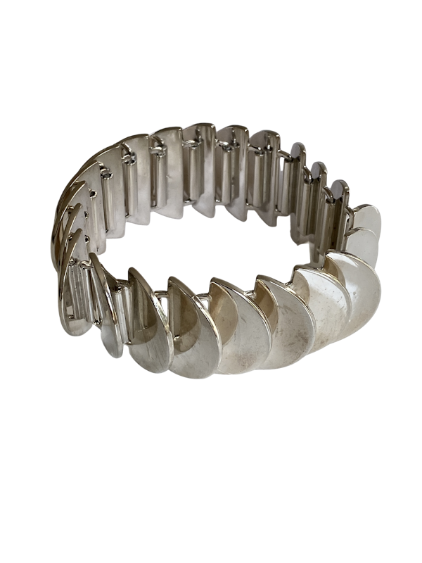 Georg Jensen Silver Bracelet Designed by Astrid Fog - image 1