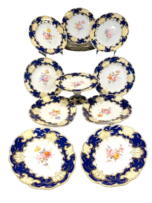 Crown Derby dessert service