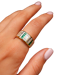 Lovely and Stylish Emerald Diamond Ring at Deco&Vintage Ltd - image 1