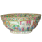 Massive Canton famille rose bowl Daoguang(1821-1850) decorated inside and out with various figurative scenes - image 1