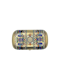 Russian silver gilt and champleve enamel cigarette case, St Petersburg, c.1880s. - image 1