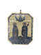 Russian silver niello icon, Moscow, 1840. - image 1