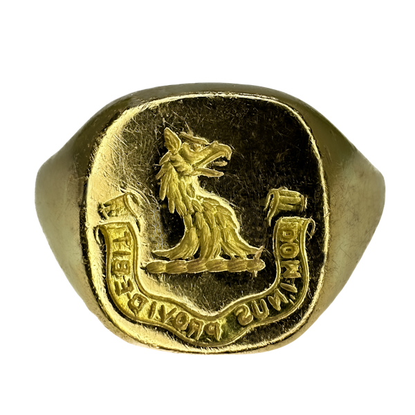 Antique Intaglio Signet Ring - Saddington Jewellery Stand 375 - image 1
