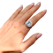 Aquamarine diamond ring at Deco&Vintage Ltd - image 1