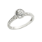 Edwardian Style Cushion Cut Diamond and Platinum Ring, 1.20 Carats - image 4