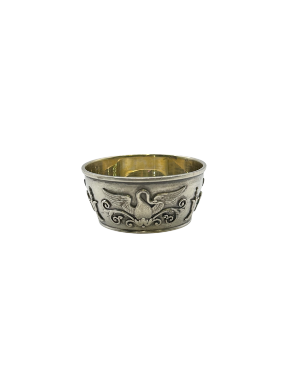 Faberge silver salt, Moscow, c.1910. - image 1