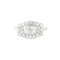 Diamond & Cluster Ring in Platinum | English c.1940s - image 1