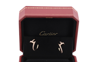 Cartier Juste un Clou Earrings | Diamonds and Rose Gold