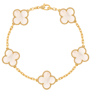 Vintage Van Cleef & Arpels Alhambra Mother of Pearl Bracelet - info@marksjewellery.co.uk