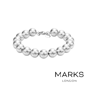 Tiffany HardWear Ball Bracelet in Silver, 10 mm - info@marksjewellery.co.uk