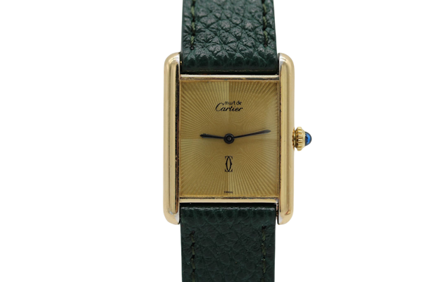 Cartier Must De Cartier Rare Discor Dial New Strap Cartier Pouch - image 1