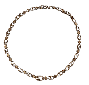 Georg Jensen Magic Necklace with Diamonds design 1513C Designed by Regitze Overgaard. 18ct Yellow Gold. Mark Constable Unit 301