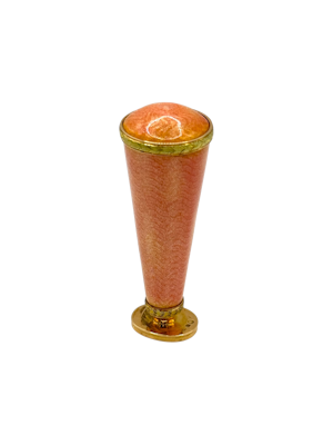 Russian gold and guilloche enamel seal stamp, St Petersburg c.1910 by Andrey Adler.