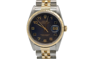 Rolex Datejust 36 16233 Watch Blue Dial Box and papers 2003