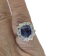 Natural Sapphire and Diamond ring - image 1