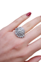 Cartier Vintage diamond platinum ring at Deco&Vintage Ltd - image 2