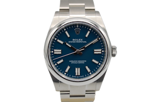 Rolex Oyster Perpetual Stainless Dial (2025) 41mm134300 Med Blue 2025 Full Set