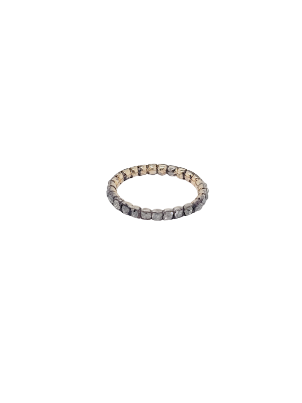 Georgian old mine cut diamond eternity ring sku 8675 DBGEMS - image 1