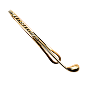 Vintage Cartier Paris Gold Golf Club Tie Clip, Circa 1940