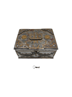 18th century Russian metal Tula box.