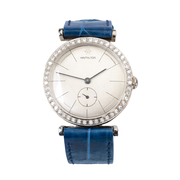 Hamilton “Tuxedo II” 18ct Gold Diamond Wristwatch - image 1