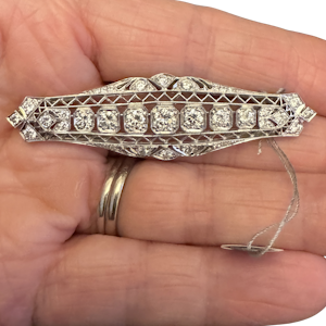 20th Century Diamond Brooch