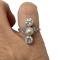 Pearl and Diamond trilogy ring - image 1