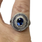 Platinum Sapphire and Diamond ring - image 1