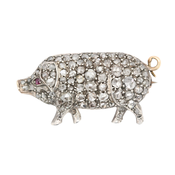 Victorian Diamond Pig - Charlotte Sayers - image 1