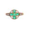 Early Victorian Emerald and Diamond Ring - Charlotte Sayers - image 1