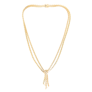 UNOAERRE Tassel Necklace in 18ct Gold